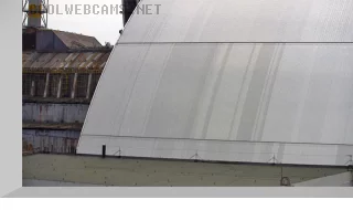 Webcam at the sarcophagus of the Chernobyl Nuclear Power Plant