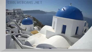 Webcam with a view of the village of Oia, Santorini