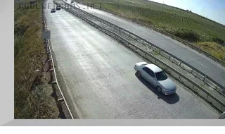 Webcam on the Shymkent-Saryagash highway, Atameken