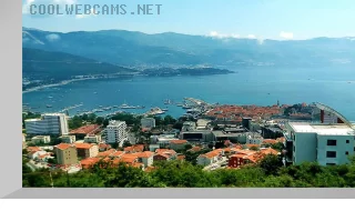 Webcam above the Old Town of Budva