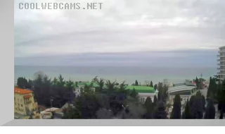 Webcam of the «Crimean dawns» sanatorium in Alushta, Crimea