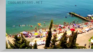 Dolphin Boathouse webcam in Alushta