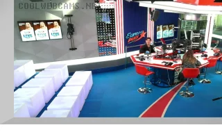 Webcam in the studio of the radio station «Europa Plus»