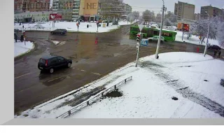 Webcam at the intersection of Gagarin and Maxim Gorky streets in Borisov