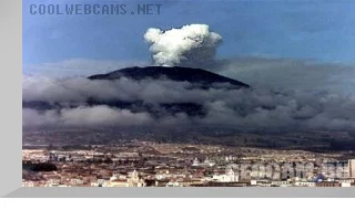 Galeras volcano webcam