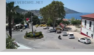 Webcam in the center of Kalkan, Turkey