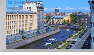 Griboedov Channel embankment webcam, St. Petersburg