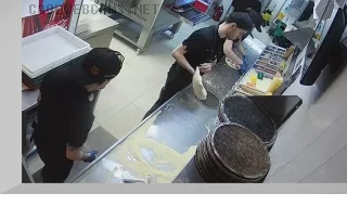 Webcam in the pizzeria «Dodo Pizza» on Kirov Street, Tyumen