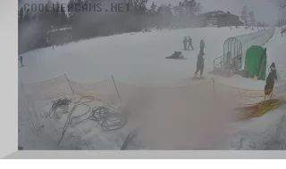 Webcam overlooking ski slopes #5 and #6, Krasnoe Ozero Ski Resort