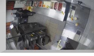 Webcam in the Dodo Pizza pizzeria on Leninsky Prospekt, Yekaterinburg
