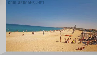Webcam on Lyubimovka beach, Sevastopol city