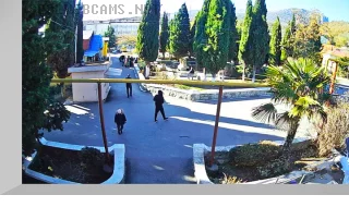Webcam in the center of Maly Mayak settlement, Crimea