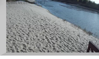Webcam on the Mayak beach, Sviyazhsky Hills resort, Savino village