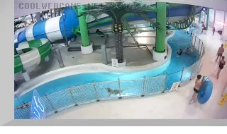 Aquamir water park webcam: Slow River