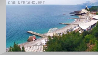 Mriya Hotel PTZ webcam: beach
