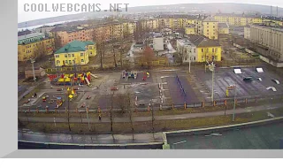 Children's playground on the Soviets street