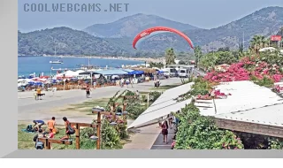 Webcam overlooking Oludeniz Beach in Turkey