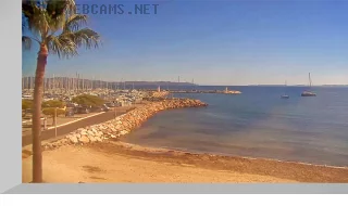 PTZ webcam on Potiniere Beach, France