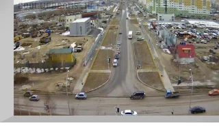 Webcam at the crossroads of Khanty-Mansiysk - Trade Union