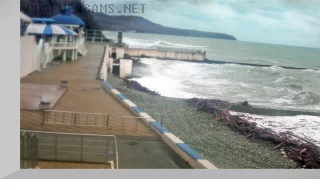 Webcam on the beach of the Prometheus recreation complex, Nebug