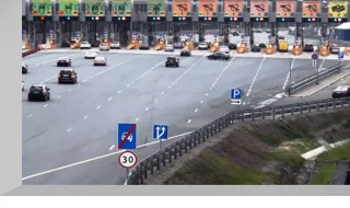Odintsov northern bypass: webcam on PVP 6.9 km, backwards Moscow