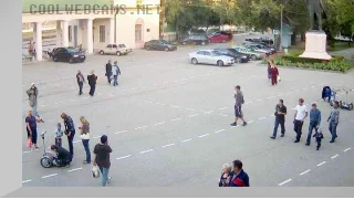 Railway station square webcam