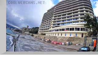 Webcam on the embankment of the SkyPlaza residential complex, Yalta