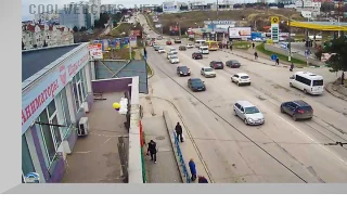 Webcam at bus stop «Campus» in Sevastopol