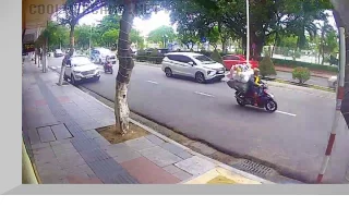 Webcam in front of the Central Park of Nha Trang